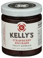 Kellys Spread Fruit Strawberry Rhubrb