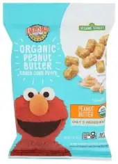 Earths Best Puffs Snack Pnut Btr