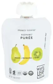 White Leaf Provisions Baby Food Pear Bana Kiwi
