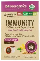 Bareorganics Coffee Daily Defense 10Ct