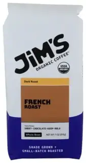 Jims Organic Coffee Coffee Bean French Rst Org