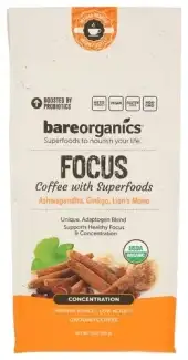 Bareorganics Coffee Ground Focus Blnd