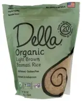 Della Gourmet Rice Basmati Lt Brwn Org