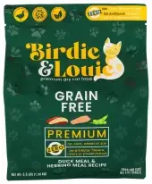 Birdie And Louie Cat Food Dry Duck Herrng