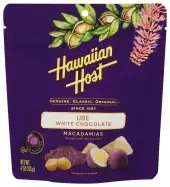 Hawaiian Host Macadamias Ube Wht Choc