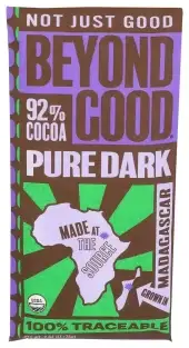 Beyond Good Choc Bar Cocoa 92 Percent