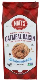 Matts Cookies Cookie Oatmeal Raisin