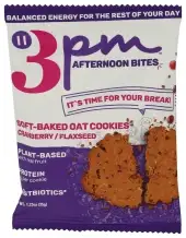 3Pm Afternoon Bites Cookie Cranbrry Flaxseed