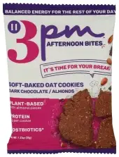 3Pm Afternoon Bites Cookie Alm Drk Chocolate