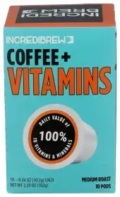 Incredibrew Coffee Pod Vitamn 10Ct