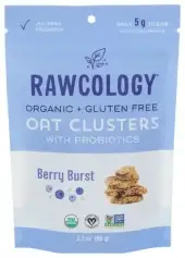 Rawcology Oat Clusters Berry B Org