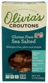 Olivias Croutons Croutons Sea Salt