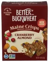 Better With Buckwheat Crisps Cranberry Almond