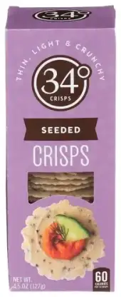 34 Degrees Crisps Seeded