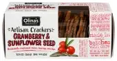 Olinas Bakehouse Crisps Cranbrry & Sunflwr