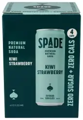 Spade Soda Kiwi Strawberry 4Pk
