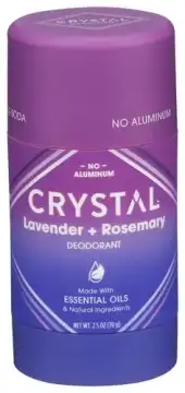 Crystal Body Deodorant Deodorant Lavndr Rosemry
