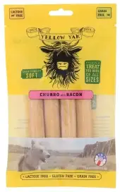 Yellow Yak Dog Chew Churro Bacon