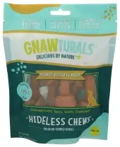 Gnawturals Dog Chew Hidels Pb Sm Md