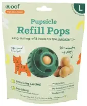 Woof Dog Treat Pops Beef Lg