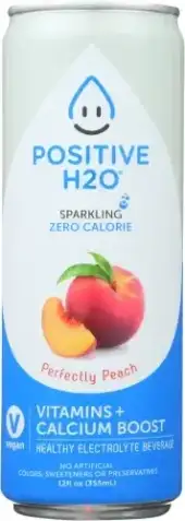 Positive Beverage Bev Spark Peach Perfect