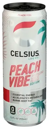 Celsius Bev Sprkl Peach Vibe