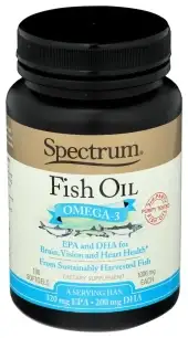 Spectrum Essential Fish Oil Omega3 1000Mg