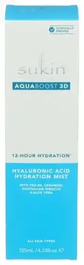 Sukin Mist Facial Hydration 3D