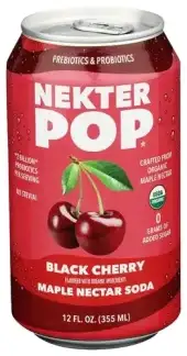 Nekter Pop Soda Black Cherry