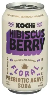 Xochi Soda Soda Agv Preb Hib Berry
