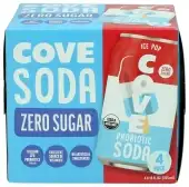 Cove Soda Probtc Ice Pop 4Pk