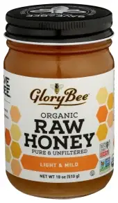Glorybee Honey Raw Light Mild Org