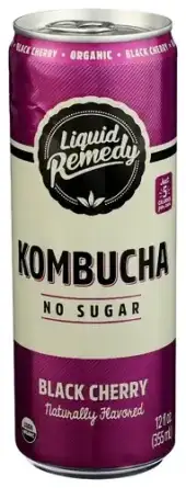Liquid Remedy Kombucha Blk Cherry Org