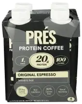 Pres Protein Coffee Prtn Coffee Orgl Rtd 4Pk
