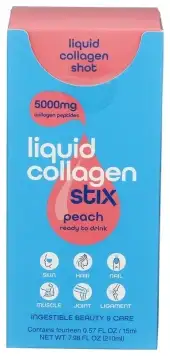 Liquid Collagen Stix Collagen Liq 14Pkt Peach