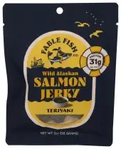 Fable Fish Co Jerky Tryki Wild Salmon