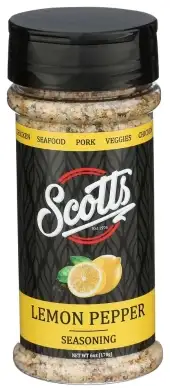 Scotts Food Products Seasoning Lemon Pepper