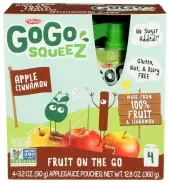 Gogo Squeez Applesc Cinnamon Ntrl 4Pk