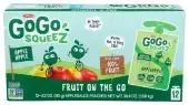 Gogo Squeez Applesauce Apple X2 12Pk