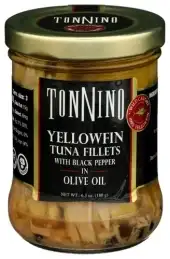 Tonnino Tuna Flt Ooil Blk Ppr Fad
