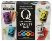 Q Tonic Mixer Vodka 4Var 12Pk