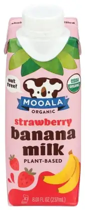 Mooala Milk Bnana Strwbry Org