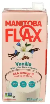 Manitoba Flax Flax Milk Vanilla Unswt