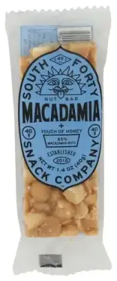 South Forty Snack Company Bars Nut Macadamia Nut