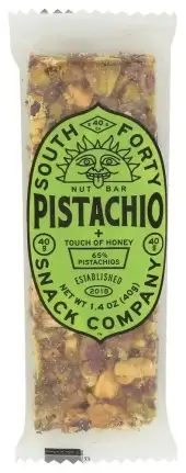 South Forty Snack Company Bars Nut Pistachio