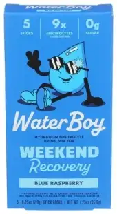 Waterboy Recovery Blue Rasp 5Pkt