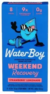 Waterboy Recovery Strwbrlmn 8Pkt