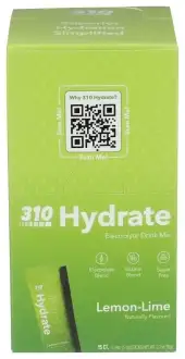 310 Nutrition Hydrate Lemon Lime 15Pc