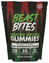 Beast Bites Creatine Gummy Wtrmln
