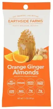 Earthside Farms Almonds Orange Ginger